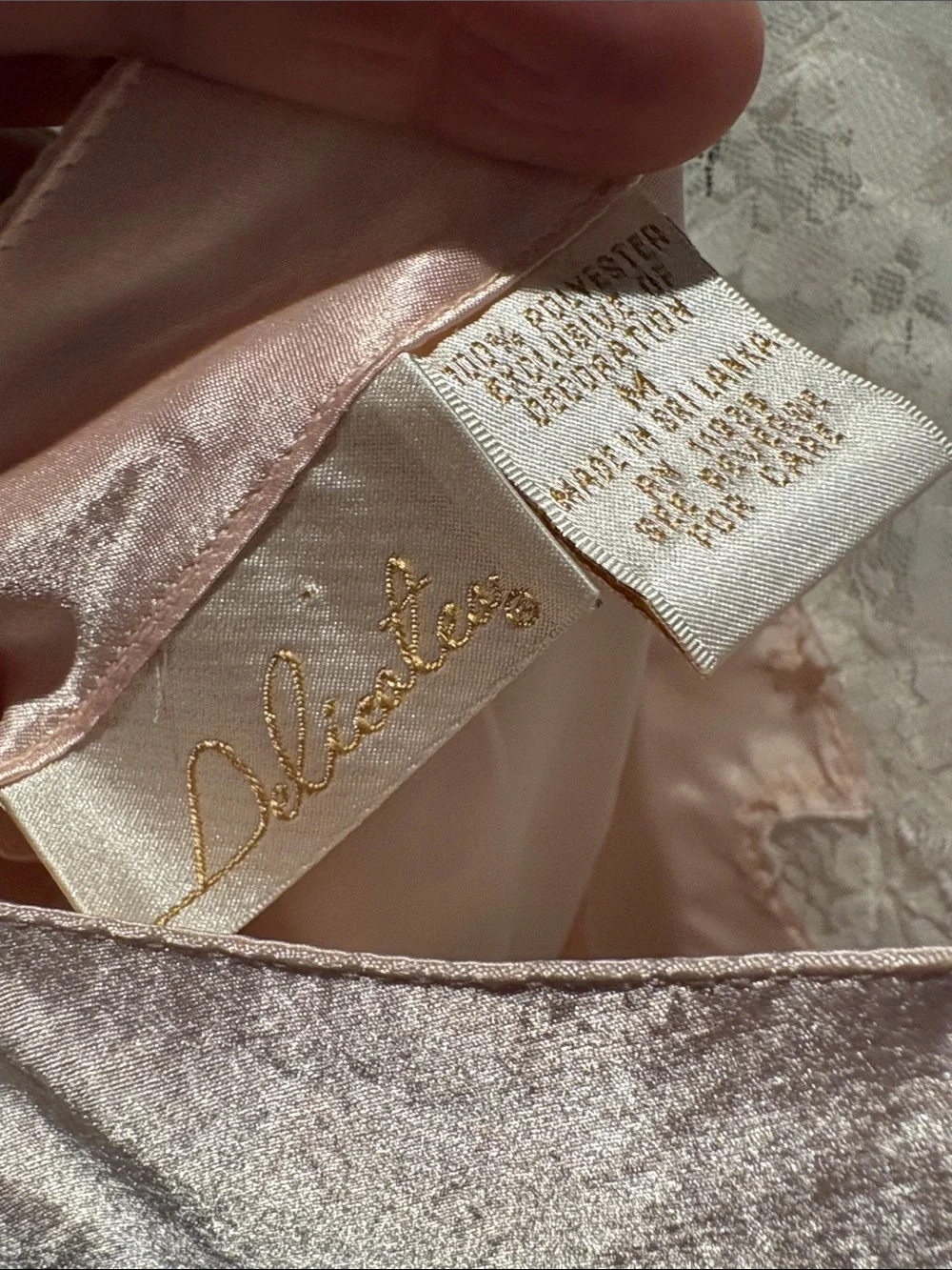 delicates soft satin
